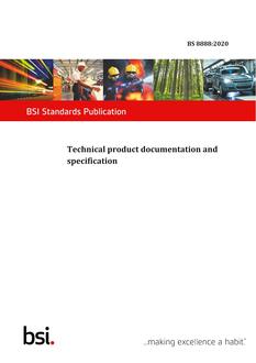 BS 8888:2020 - Provide Digital Specification Standards
